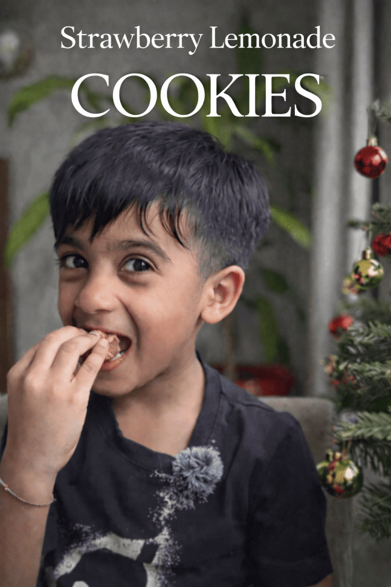 Strawberry Lemonade Crinkle Cookies